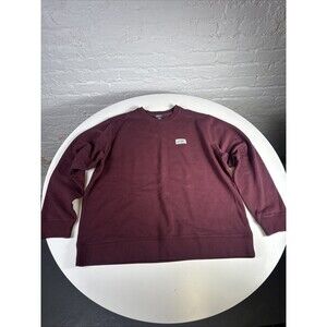 Eddie Bauer Men's Heavyweight Crewneck Sweatshirt XXL Maroon Outdoor